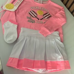 Tommy Bahama Pink and White Kids Dress Set #77